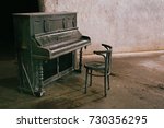 Old Piano In A Run Down Hall