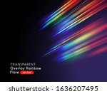 an optical lens rainbow flare... | Shutterstock .eps vector #1636207495