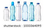 Set of water plastic bottle...