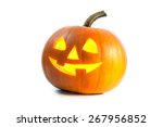 Halloween pumpkin isolated on...