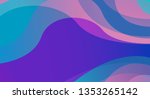 colorful geometric landing page ... | Shutterstock .eps vector #1353265142
