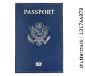 Passport Cover Isolated On A...