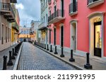 Street In Old San Juan  Puerto...