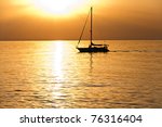 Sailboat At Dawn  Taken From...