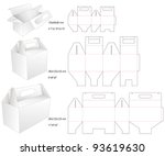 die set cake box | Shutterstock .eps vector #93619630