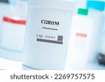 C12H11N5 6-benzylaminopurine CAS 1214-39-7 chemical substance in white plastic laboratory packaging