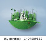 concept of eco and environment... | Shutterstock .eps vector #1409609882