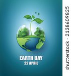 world environment and earth day ... | Shutterstock .eps vector #2138609825
