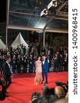 Small photo of CANNES, FRANCE - MAY 15, 2019: Udo Kier and Barbara Colen attend the Screening of "Bacurau" during the 72nd annual Cannes Film Festival