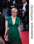 Small photo of Cannes, France - 11 MAY 2016 - Producer Melita Toscan du Plantier arrives at the Opening Gala Dinner during The 69th Annual Cannes Film Festival