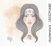 Zodiac  Illustration Of Virgo...