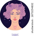 illustration of taurus... | Shutterstock .eps vector #1873254832