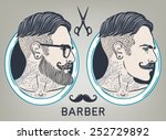 Hipster Barber Shop Business...