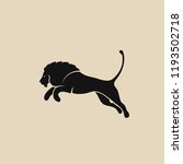 lion jumping   isolated vector...