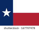 flag of texas  the lone star... | Shutterstock . vector #167707478
