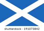 flag of scotland. saint andrew... | Shutterstock .eps vector #191073842