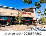 Small photo of Baton Rouge, LA - January 13, 2021: Torchy's is a fast casual taco restaurant that started as a food truck in Austin, TX