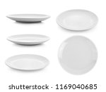 ceramic plate on white background