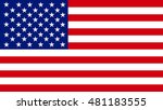 american flag | Shutterstock . vector #481183555
