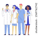 medicine team concept with... | Shutterstock .eps vector #1569762742