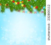 christmas tree background | Shutterstock .eps vector #232800112