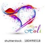 vector colorful pichkari for... | Shutterstock .eps vector #180498518