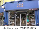 Small photo of London, UK - March 5 2022: Vagabond tap and pour winery, Fulham, West London