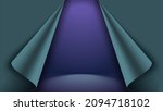 blue studio background lit by... | Shutterstock .eps vector #2094718102