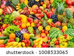 Assorted Fresh Ripe Fruits And...
