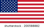 flag of the united states.... | Shutterstock .eps vector #200588882