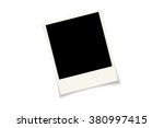 photo frame  blank frame on a... | Shutterstock . vector #380997415
