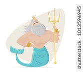 Poseidon Clipart Neptune Cartoon