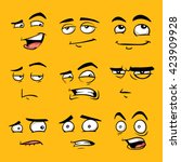 Funny Cartoon Faces With...