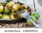 Fried Brussel Sprouts With Ham...