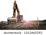 Excavator Machinery At A...
