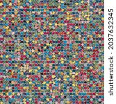 abstract multicolor irregular... | Shutterstock .eps vector #2037632345