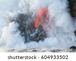 Close Up Of 'fire Hose' Lava...