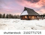 Traditional Wooden House In...