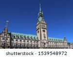 Historical City Hall Of Hamburg ...