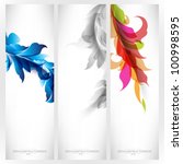 abstract set of elegant... | Shutterstock .eps vector #100998595