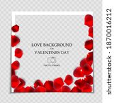 valentines day and love... | Shutterstock .eps vector #1870016212