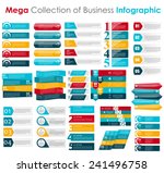collection of infographic... | Shutterstock .eps vector #241496758