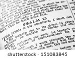 Psalm 23 In The Holy Bible