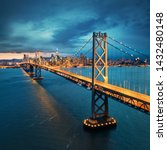 San Francisco Bay Bridge With...