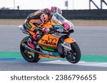 Small photo of No21. Alonso Lopez of Spain and GT Trevisan SpeedUp in action during Qualifying the Moto 2 of Thailand Grand Prix at Chang International Circuit on Oct 28, 2023 in Buriram, Thailand