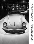 Small photo of Porsche 356 Pre-A. Cabriolet. Retro car. Classic Car exhibition - Heydar Aliyev Center, Baku, Azerbaijan 26,04,2017