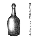 hand sketched whiskey bottle... | Shutterstock .eps vector #2107648928