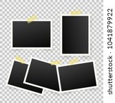 set of template photo frames... | Shutterstock . vector #1041879922