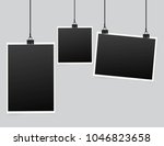 vector paper frame isolated on... | Shutterstock .eps vector #1046823658