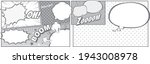illustration of comic template... | Shutterstock .eps vector #1943008978